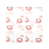 Daruma japanese wooden doll cherry blossom flower Gauze Curtain
