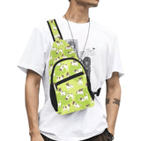 Jack Russel Pattern Print Design 01 All Over Print Chest Bag