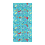 Math Pattern Print Design 02 Beach Towel