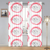 Hand drawn dragon fruit Gauze Curtain