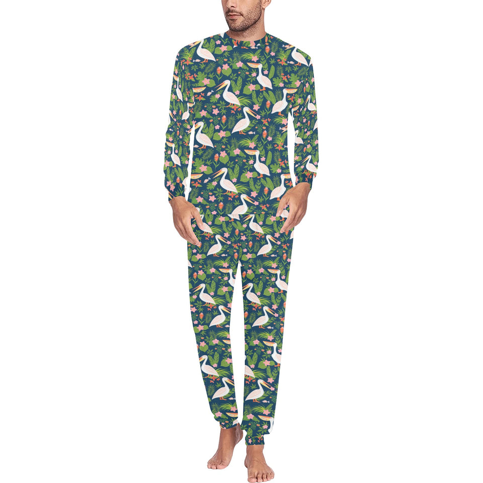 Pelican Pattern Print Design 05 Men's All Over Print Pajama