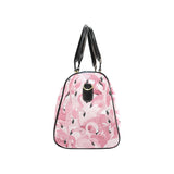 Pink flamingos pattern background Travel Bag