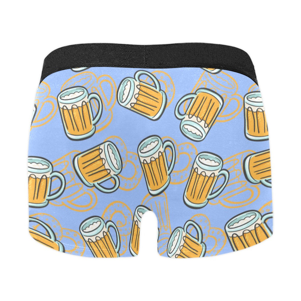 Beer pattern Men's All Over Print Boxer Briefs Men's Underwear