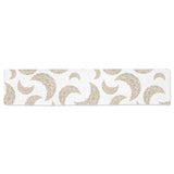 Cool gold moon abstract pattern Table Runner