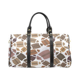 American football ball pattern Travel Bag