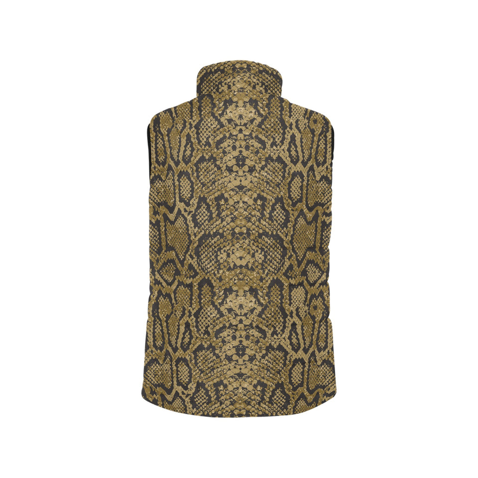 Snake skin pattern Women's Padded Vest