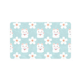 Maneki neko cat sakura Doormat