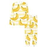 Banana pattern blackground Women's All Over Print Pajama Set