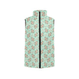 Hippopotamus Pattern Print Design 02 Men's Padded Vest