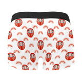 Daruma japanese wooden doll design pattern Men's All Over Print Boxer Briefs Men's Underwear