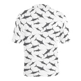 Swordfish Pattern Print Design 04 Men's All Over Print Polo Shirt