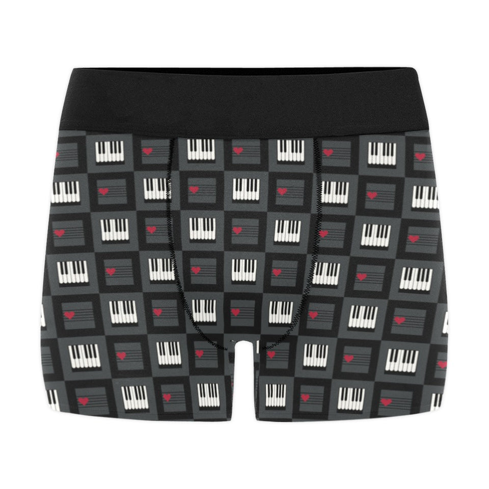 Piano Pattern Print Design 05 Men's All Over Print Boxer Briefs Men's Underwear