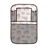 Cakes pies tarts muffins and eclairs purple bluebe Car Seat Back Organizer