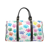 Dog Paws Pattern Print Design 01 Travel Bag