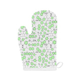 Chemistry Periodic Table Pattern Print Design 03 Heat Resistant Oven Mitts