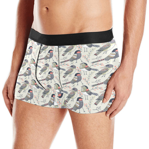 Pigeon Pattern Print Design 04 Men's All Over Print Boxer Briefs Men's Underwear