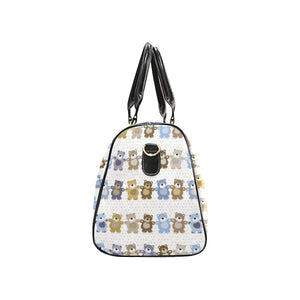 Teddy Bear Pattern Print Design 02 Travel Bag