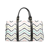 zigzag chevron paint pattern Travel Bag