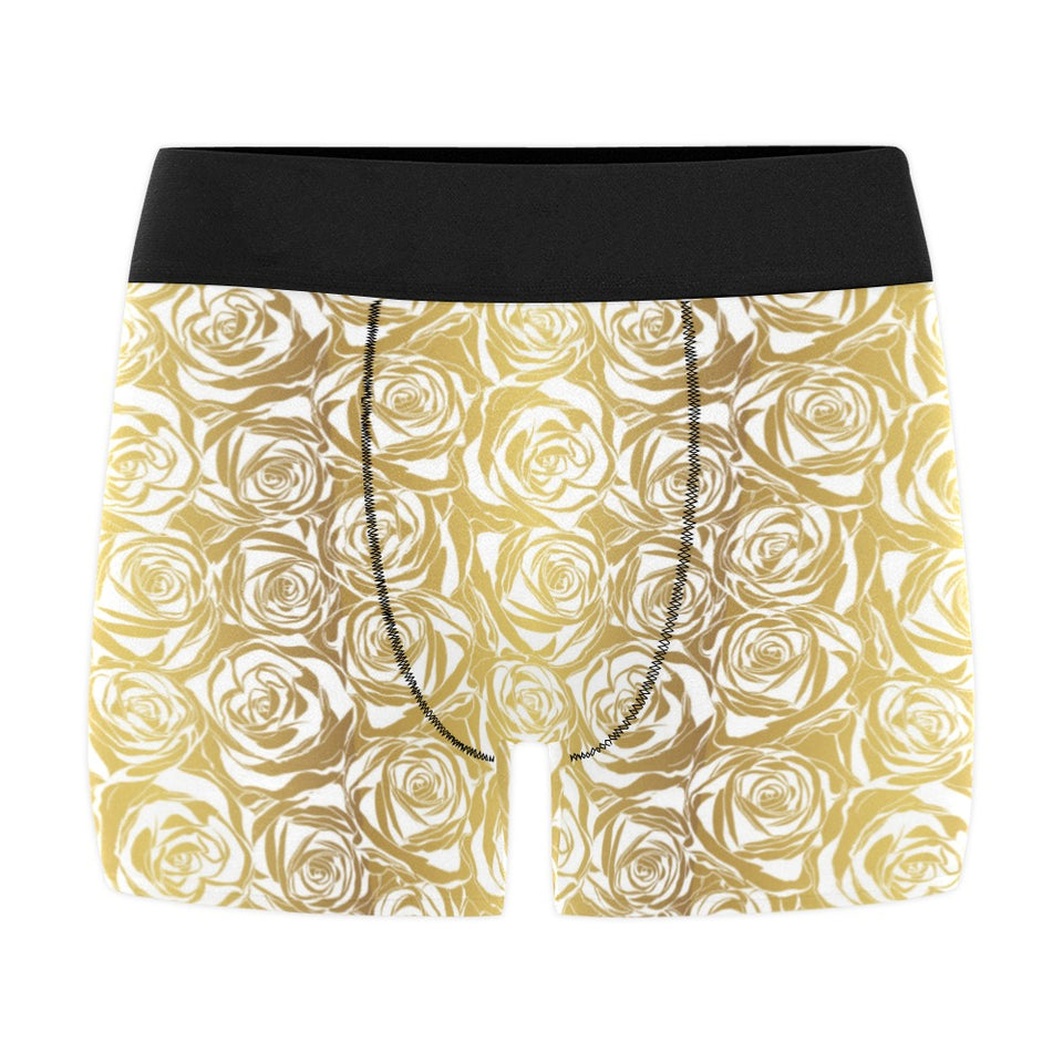 Rose Pattern Print Design 05 Men's All Over Print Boxer Briefs Men's Underwear