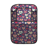 British Pattern Print Design 02 Car Seat Back Organizer