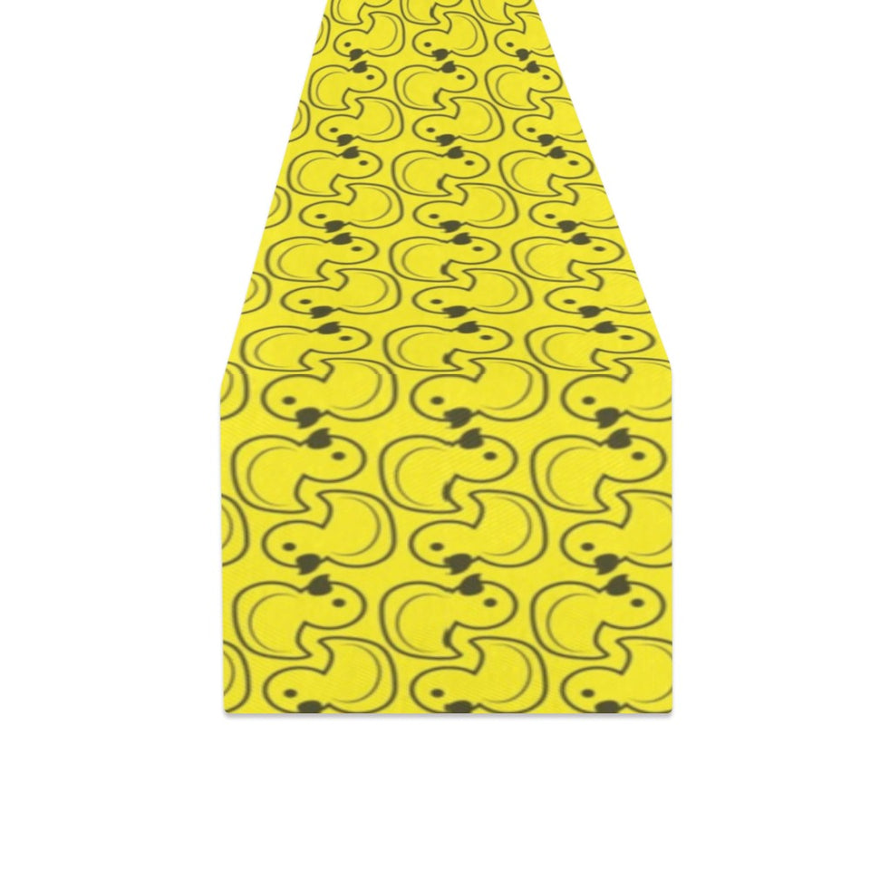 Duck Pattern Print Design 02 Table Runner