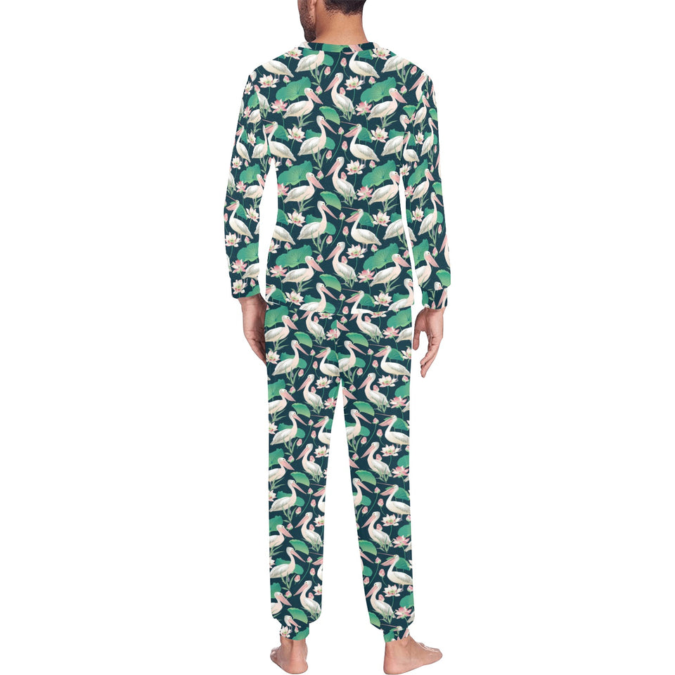 Pelican Pattern Print Design 03 Men's All Over Print Pajama