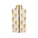 Corn Pattern Print Design 02 Men's Padded Vest