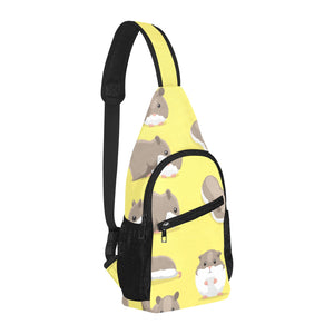 Cute Hamster pattern All Over Print Chest Bag
