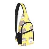 Cute Hamster pattern All Over Print Chest Bag