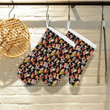 Goldfish Pattern Print Design 03 Heat Resistant Oven Mitts