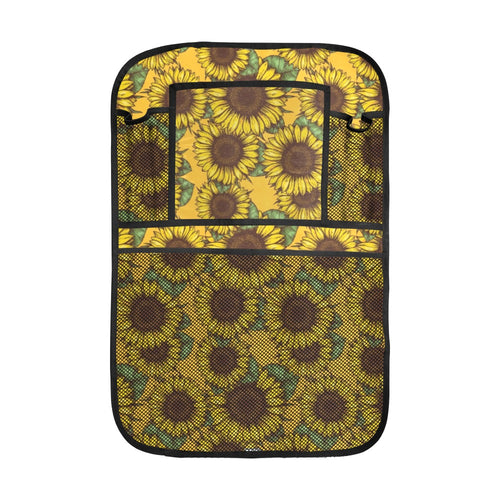 Sunflower pattern Car Seat Back Organizer