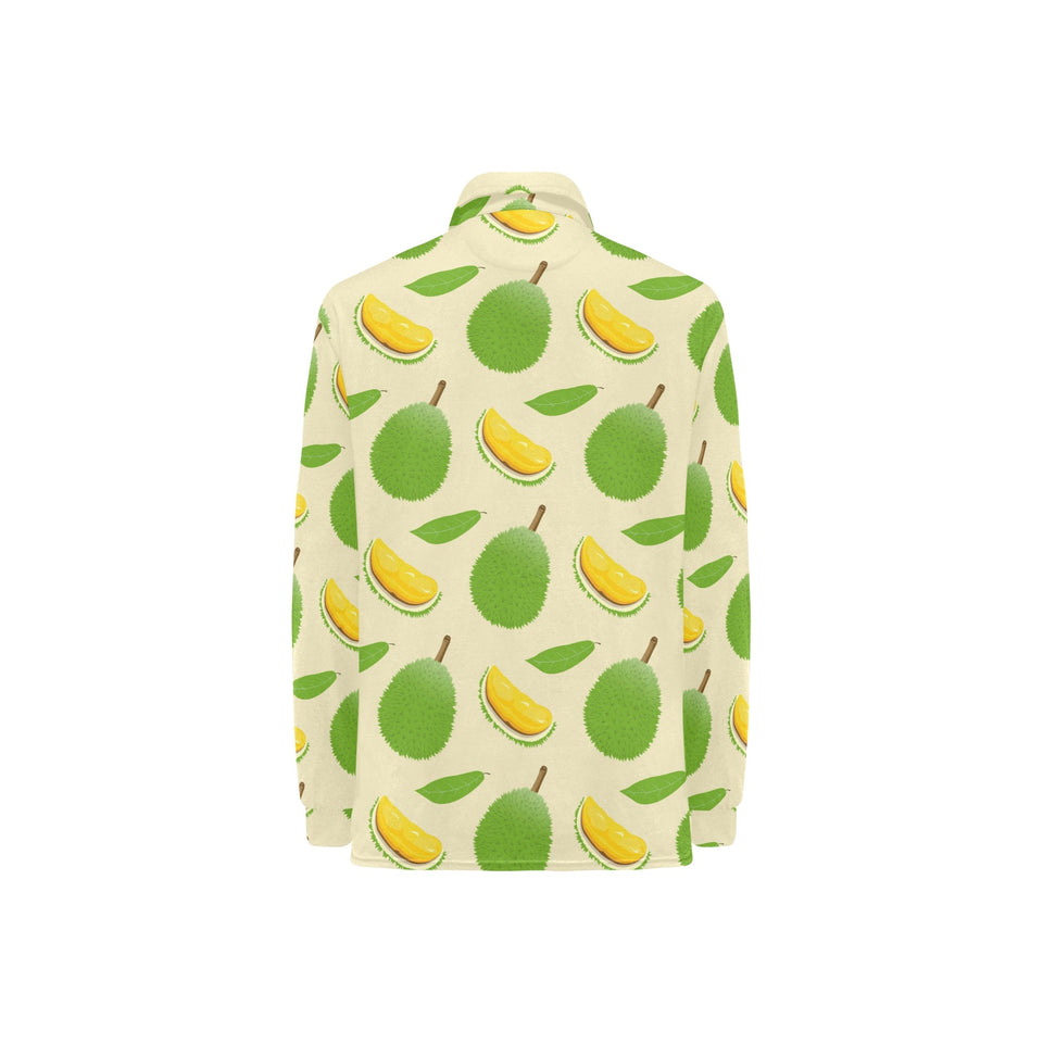 Durian pattern Women's Long Sleeve Polo Shirt
