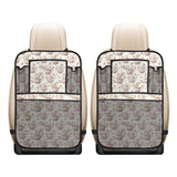 Tea pots Pattern Print Design 03 Car Seat Back Organizer