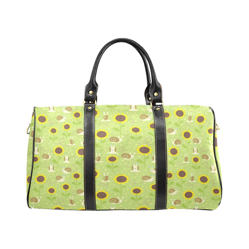Snail Pattern Print Design 01 Travel Bag