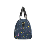 space pattern with planets, comets, constellations Travel Bag
