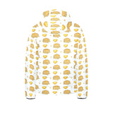 Pancake Pattern Print Design 03 Kids' Boys' Girls' Padded Hooded Jacket