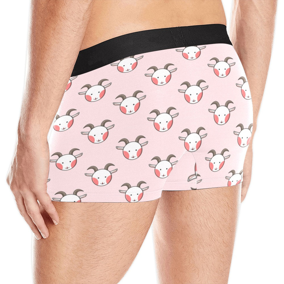 Cute goat pattern Men's All Over Print Boxer Briefs Men's Underwear