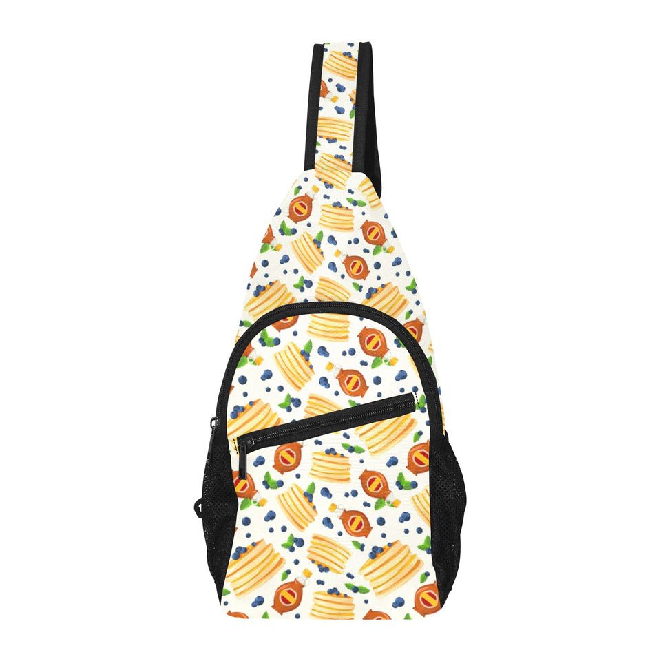 Pancake Pattern Print Design 02 All Over Print Chest Bag