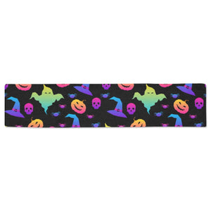 Colorful halloween background Table Runner