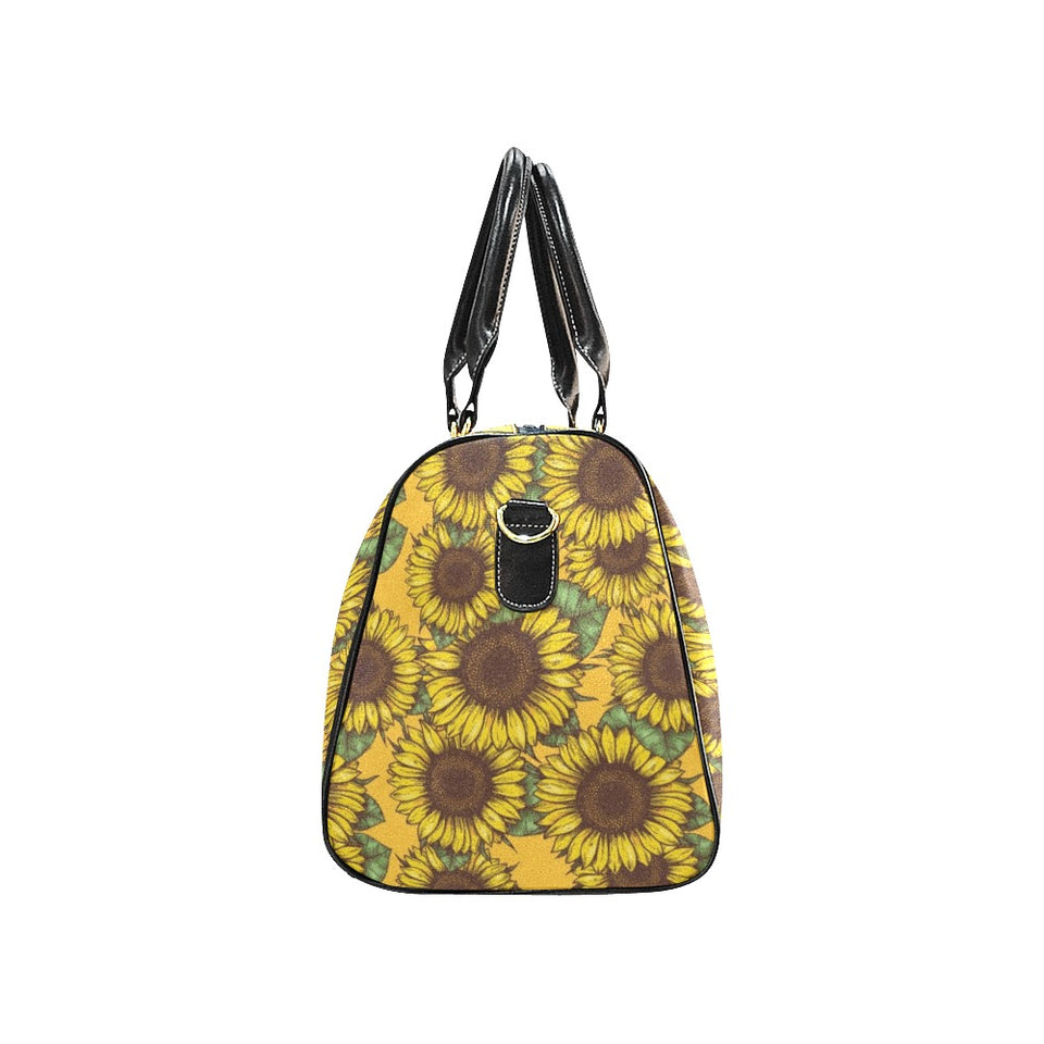 Sunflower pattern Travel Bag