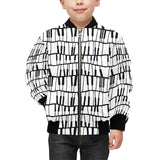 Piano Pattern Print Design 03 Kids' Boys' Girls' Bomber Jacket