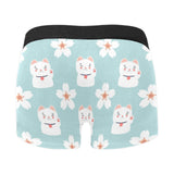 Maneki neko cat sakura Men's All Over Print Boxer Briefs Men's Underwear