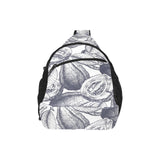 Guava tropical hand drawn pattern All Over Print Chest Bag