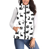 Goat ram pattern Women's Padded Vest