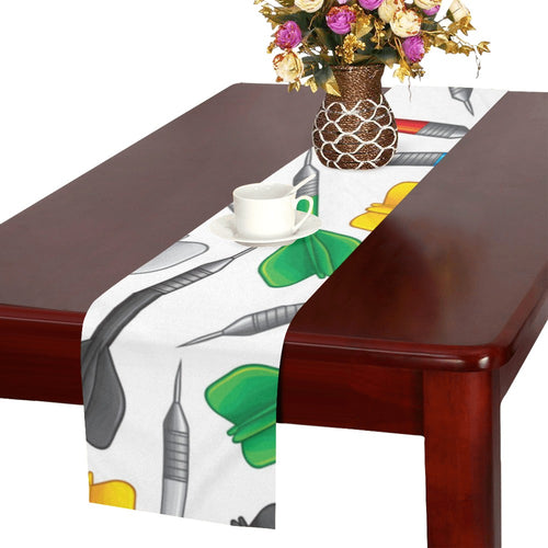 Darts Pattern Print Design 03 Table Runner