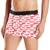 Lips Pattern Print Design 05 Men's All Over Print Boxer Briefs Men's Underwear