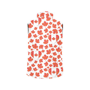 Canada Pattern Print Design 02 Men's Padded Vest