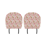 Swallow Pattern Print Design 01 Car Headrest Cover