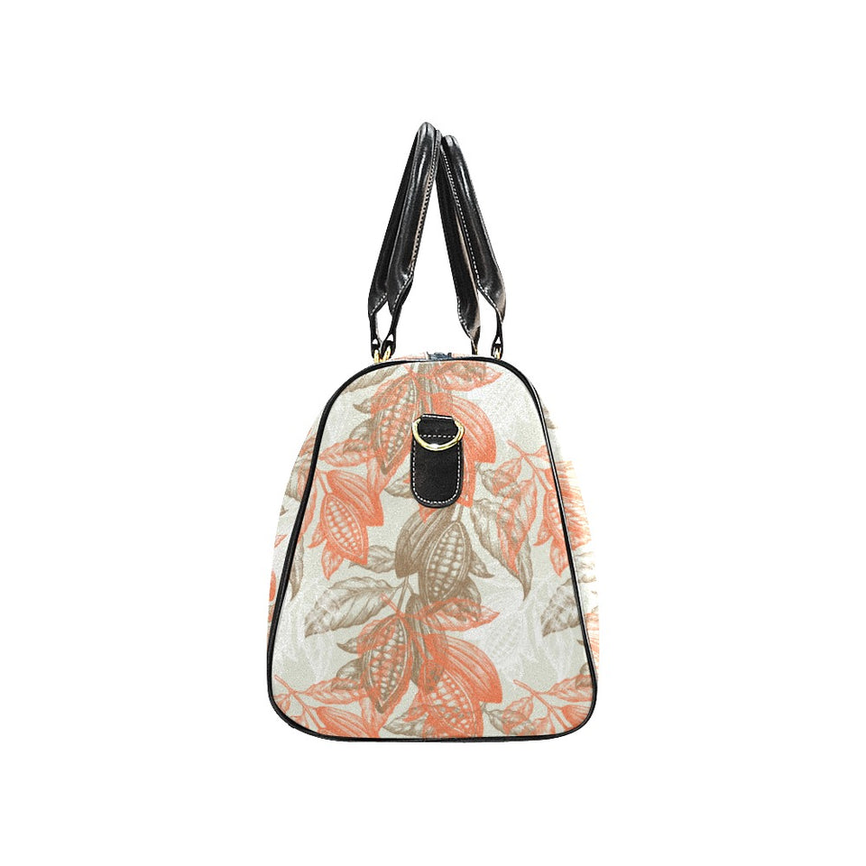 Cocoa beans Cocoa tree pattern Travel Bag