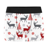 Deer tree snowflakes chrismas pattern Men's All Over Print Boxer Briefs Men's Underwear